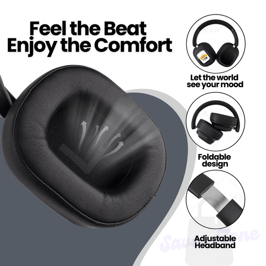 Aurelio JH-ANC930PLUS Hybrid Wireless Headphones β Smart Touch, Pure Sound, ANC, Bluetooth 5.3