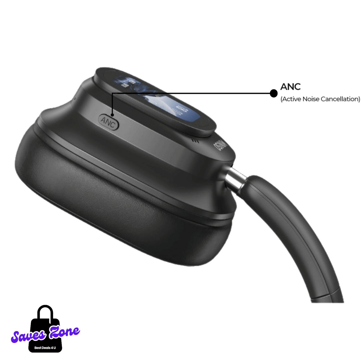 Aurelio JH-ANC930PLUS Hybrid Wireless Headphones – Smart Touch, Pure Sound, ANC, Bluetooth 5.3