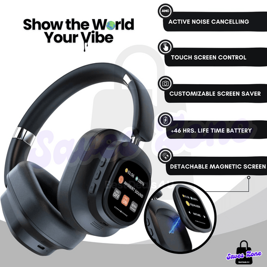 Aurelio JH-ANC930PLUS Hybrid Wireless Headphones – Smart Touch, Pure Sound, ANC, Bluetooth 5.3